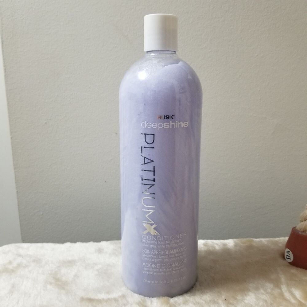 33.8 oz Rusk DeepShine PlatinumX Conditioner, New, Unused
